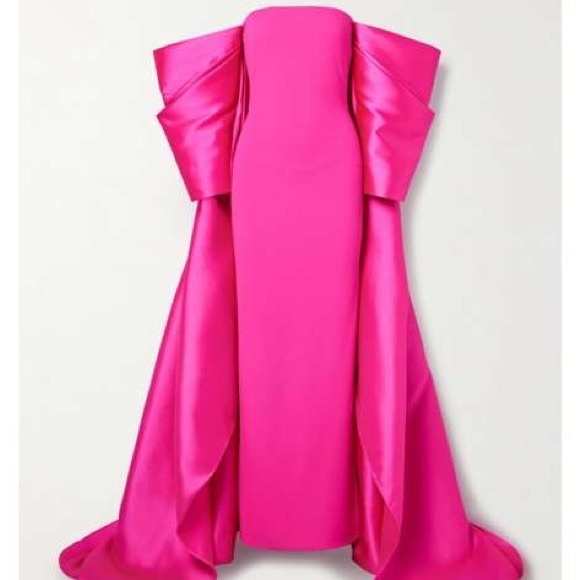 Solace London Dresses & Skirts - Solace London Pink Off-Shoulder Wedding Dress